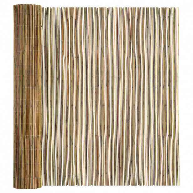 vidaXL Bambusový plot 500 x 180 cm Bambus Přírodní