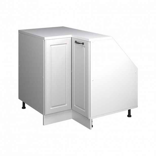 Vicco ŠIKMÁ SKŘÍŇ ROHOVÁ SKŘÍŇKA Rion Bílý venkovský dům 75.6 x 81.6 cm s 1 dveřmi, korpus skříně hloubka 60 cm