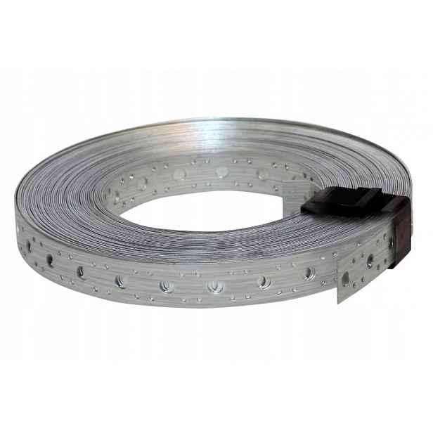 Tesařská montážní páska 25x1,0 mm ocelová, pozinkovaná 25 metrů