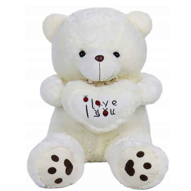 Vercart PLYŠOVÉ hračky Medvídek držící srdce Teddy 90 cm
