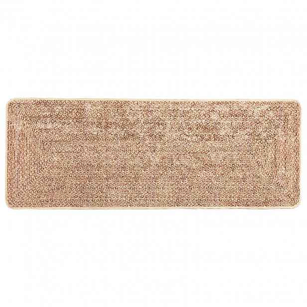 vidaXL Běhoun MARSA Žlutá 100 x 250 cm Polyester a PVC