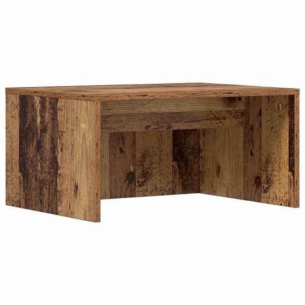 vidaXL Nástěnný stolek Staré dřevo Kompozitní dřevo 60 x 45 x 30 cm