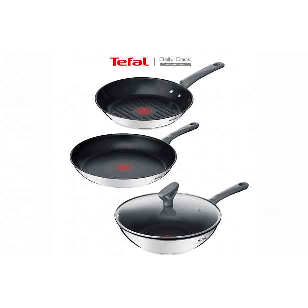 Akční set Tefal Daily Cook G7309955 + G7300755 + G7314055 Family Advanced