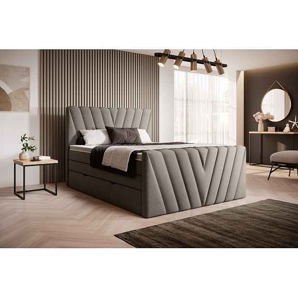 Boxspring Candice Rozměr: 180 x 200 cm, látka: Vero 18