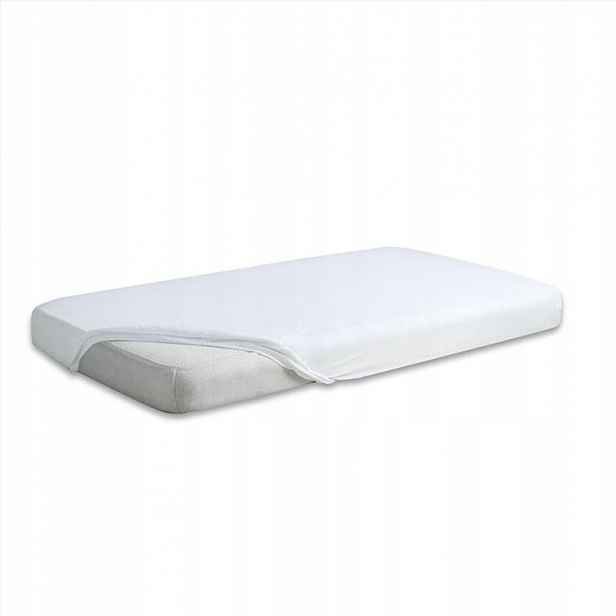 Prostěradlo jersey s gumou 220x200 bílé Premium