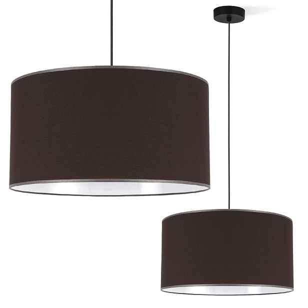 Závěsná Stropní Lampa Gyrndol S Hnědým Stínidlem Do Obývacího Pokoje Kuchyně Ložnice