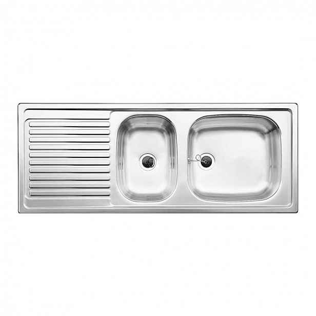 Blanco Top EZS - Dřez 110x44 cm, nerez 500847