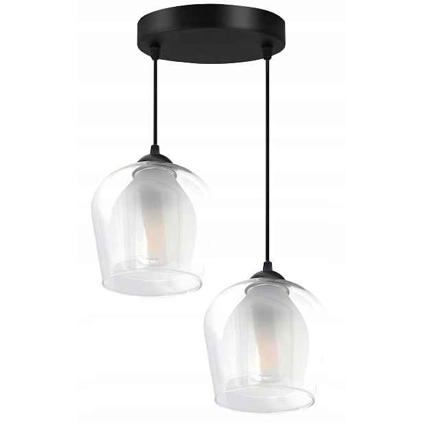 Lampa Nad Stůl Do Kuchyně Obývacího Pokoje Závěsná Stropní Skleněná Led Stínidla