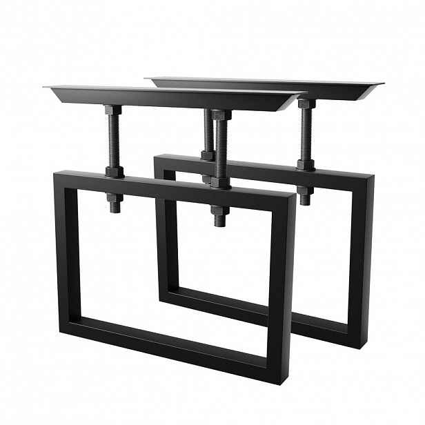 Metalo Pro KOVOVÉ NOHY KE STOLU Eta Screw sada 2 ks černá 72 cm