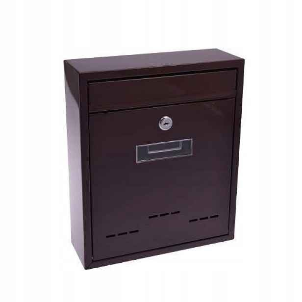 schránka poštovní Radim 260*310*90mm hnědá 523235