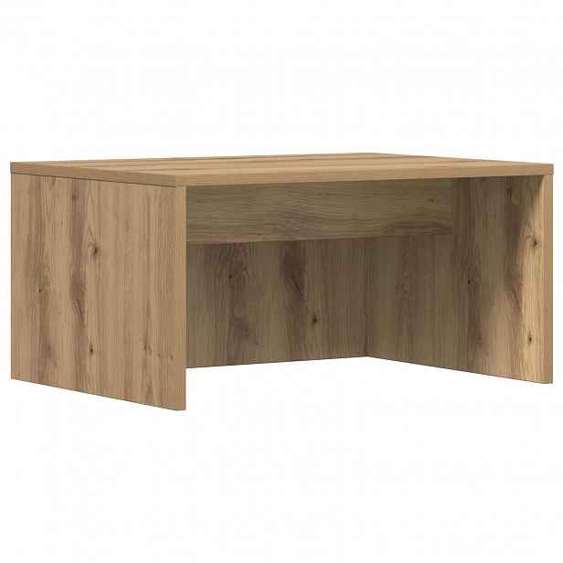 vidaXL Nástěnný stolek Artisanový dub Kompozitní dřevo 60 x 45 x 30 cm
