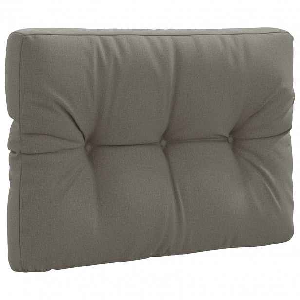 vidaXL Polštář na paletu VIANEN 100% polyester Šedá 70 x 40 x 12 cm