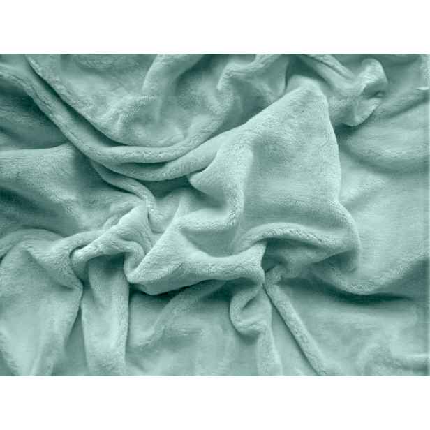 Prostěradlo mikroplyš SOFT 180x200 cm mentolové