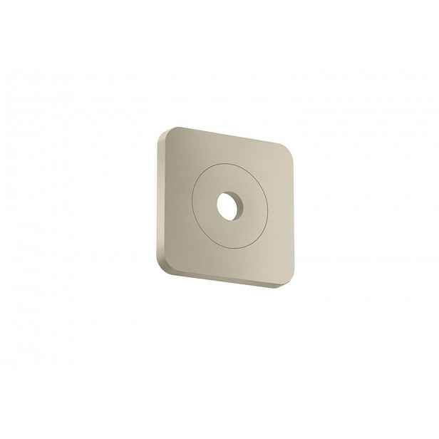 Axor Citterio C - Krycí rozeta 12x12 cm, kartáčovaný nikl 28801820