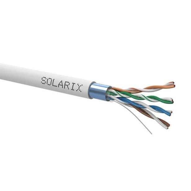 Kabel instalační Solarix CAT5E FTPstíněný PVC 305 m/bal.