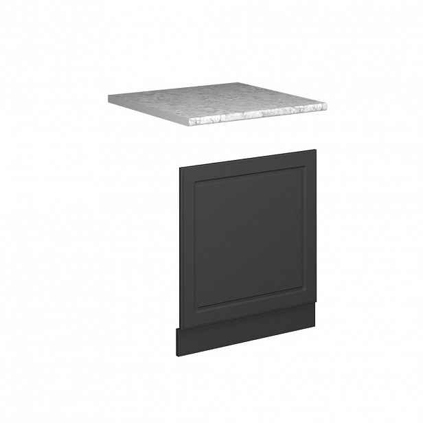 Vicco PŘEDNÍ PANEL Fame-Line, Anthrazit-Gold Landhaus/Antracit, 60 cm, PD Mramor