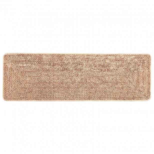 vidaXL Běhoun MARSA Žlutá 100 x 350 cm Polyester a PVC