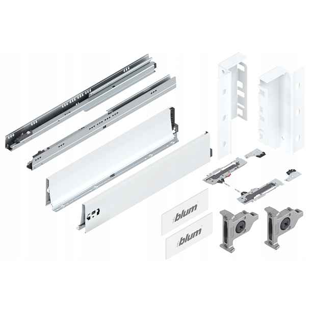 Blum Tandembox 650 Šuplík střední Tip-On K bílá