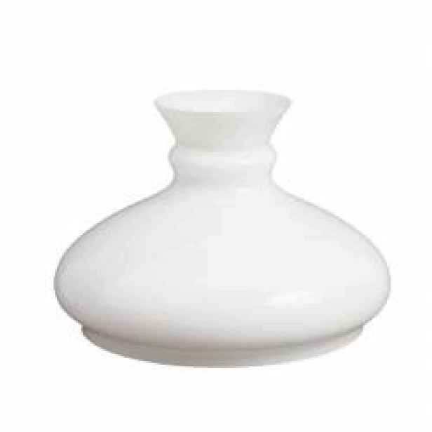Mléčná skleněná lampa Aladin petrolejová 4401 průměr 270/230 mm
