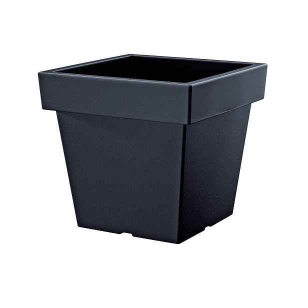 Prosperplast Květináč Lofly Hones tmavě šedý, varianta 19,3 cm