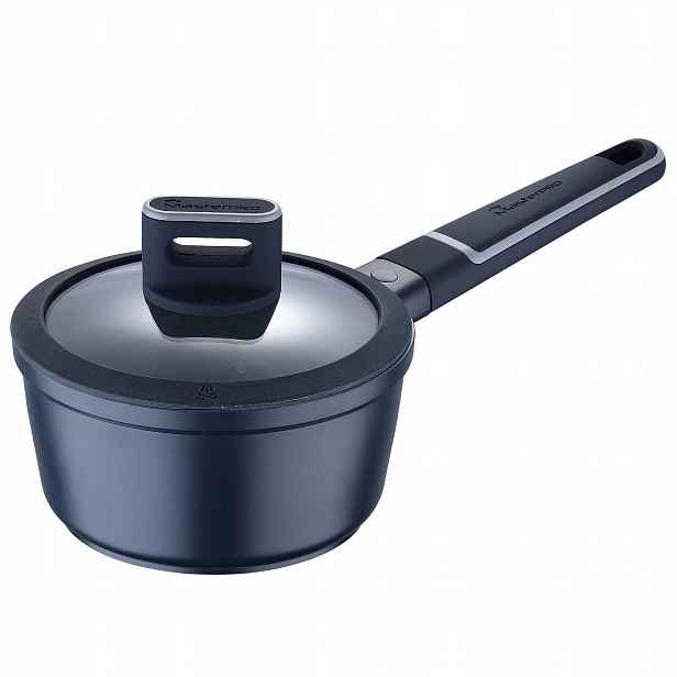 Rendlík Bergner Masterpro 1,2 l 16 cm, hliníkový odlitek Nový s dlouhou rukojetí