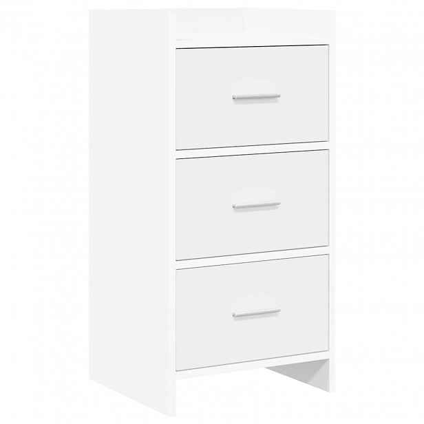 vidaXL Servírovací skříň Bílá 40 x 36 x 80 cm Kompozitní dřevo
