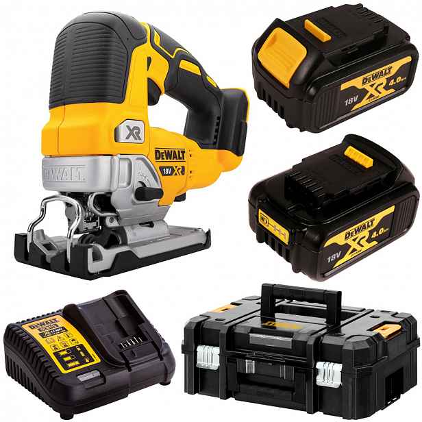 Akumulátorová přímočará pila 2x4Ah 18V DeWALT DCS334M2