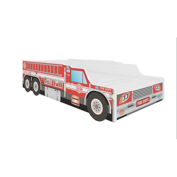 ArtAdrk Dětská auto postel FIRE TRUCK Provedení: 80 x 160 cm