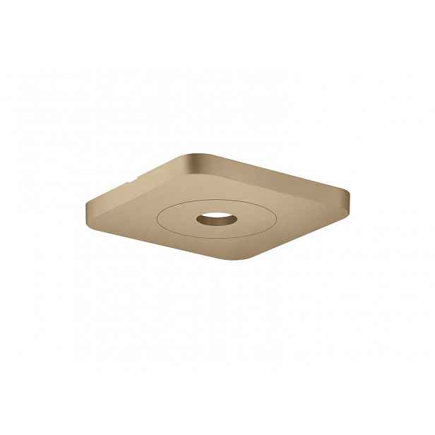 Axor Citterio C - Krycí rozeta 12x12 cm, kartáčovaný bronz 28802140