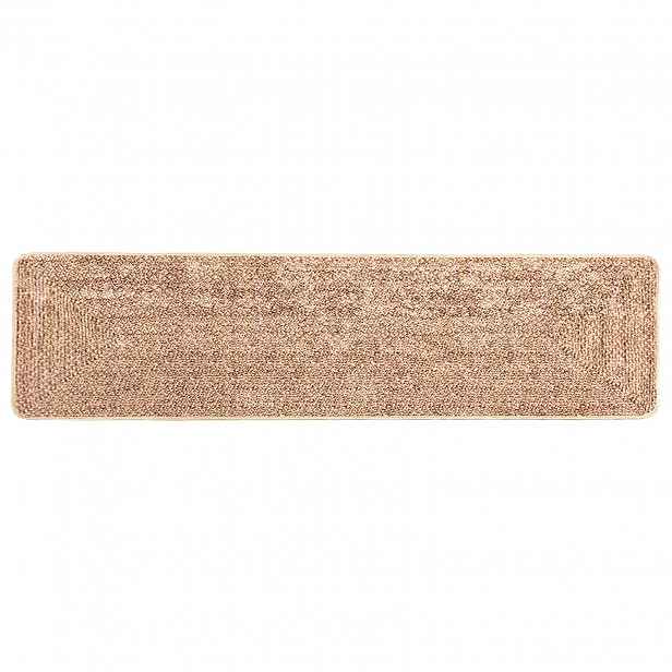 vidaXL Běhoun MARSA Žlutá 100 x 450 cm Polyester a PVC