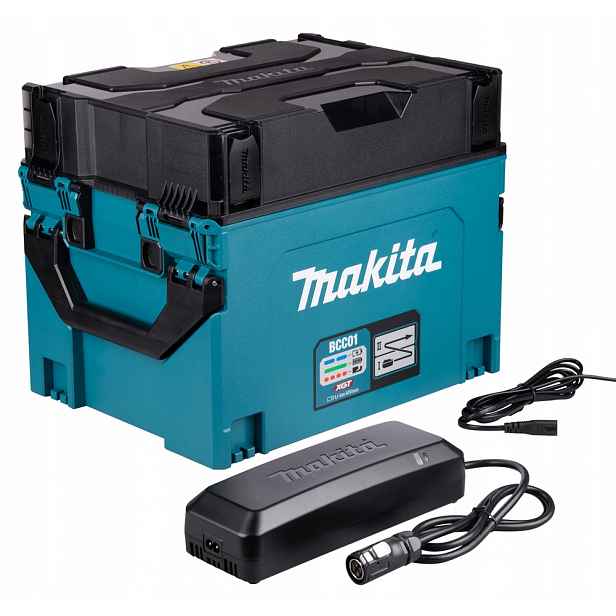 8-portová nabíječka Makita BCC01 18 40V Makpac pro akumulátorové baterie Velká
