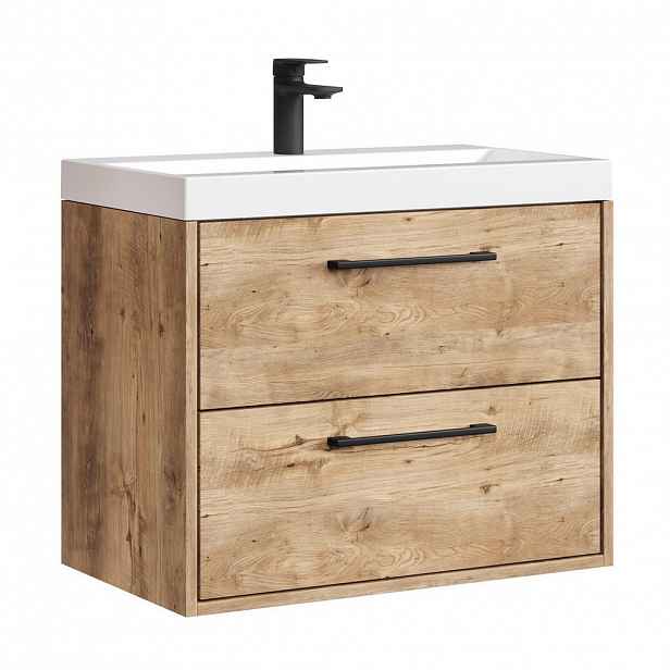 Badplaats KOUPELNOVÁ SESTAVA Florence 2 díly kaštanový dub - 60 x 35 x 51 cm