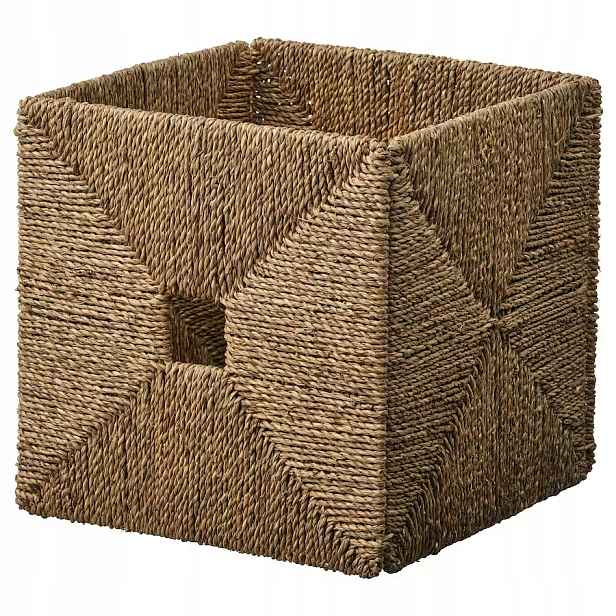 Ikea krabička Drona/knipsa vložka do regálu 32x33x32 cm koš tráva přírodní