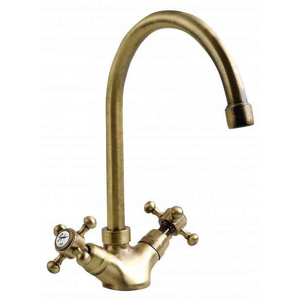 Sapho Reitano Rubinetteria Antea - Dřezová baterie, bronz 3096