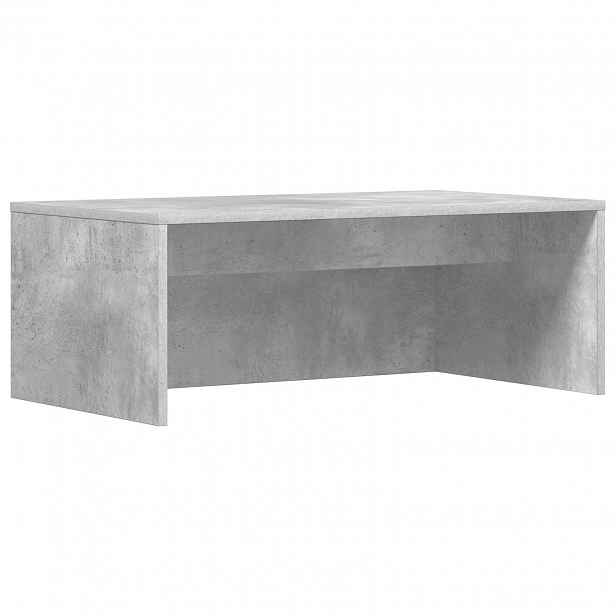 vidaXL Nástěnný stolek Betonově šedá Kompozitní dřevo 80 x 45 x 30 cm
