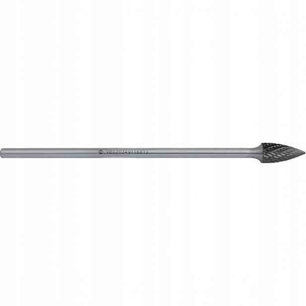 Nástroje Cz fréza technická ogivální špice Tk G 12*25*175mm, dvojitý sek, V