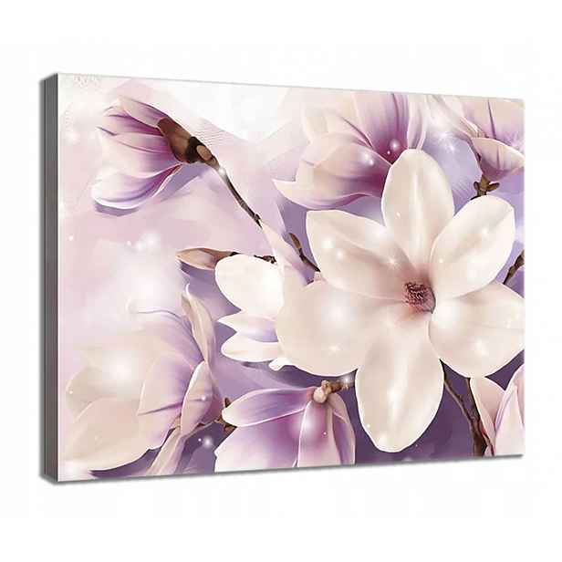 Obraz Na Plátně Canvas 100x75 Fialové Magnolie