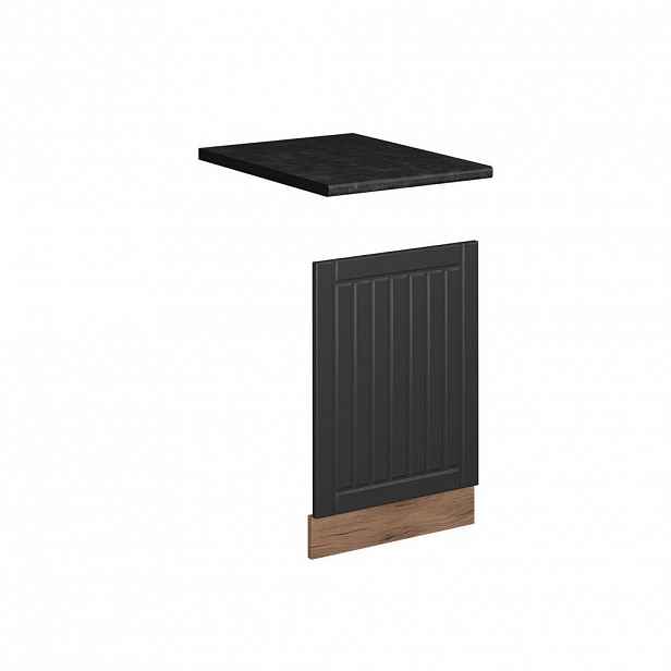Vicco PŘEDNÍ PANEL Fame-Line, Tmavě šedá/Zlatý mocný dub, 45 cm, PD Antracit