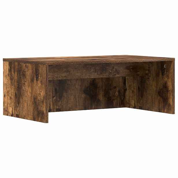 vidaXL Nástěnný stolek Kouřový dub 80 x 45 x 30 cm Kompozitní dřevo