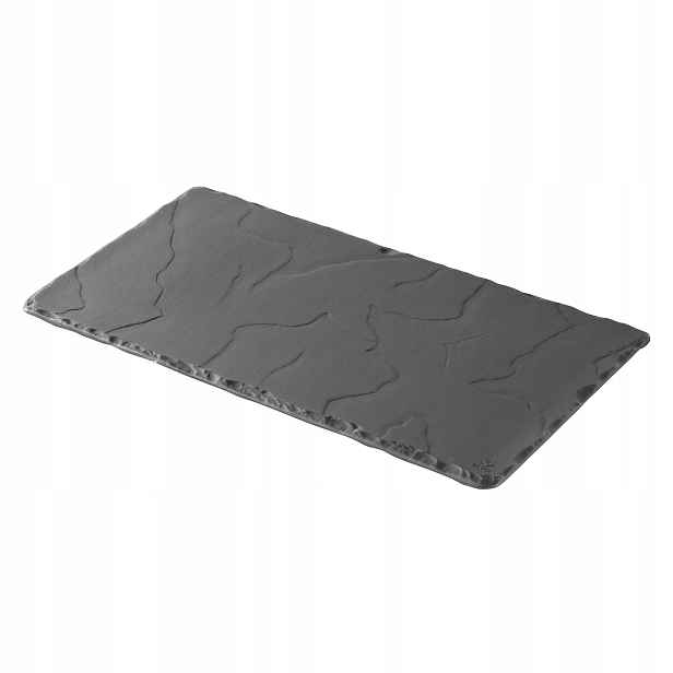 Basalt Talíř obdélníkový 30 x 16 cm černý Revol