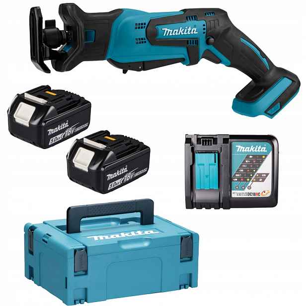 Pila ocaska Makita DJR183RTJ Lxt 18V 2x5Ah 3000 zdvih/min 50 mm kufr