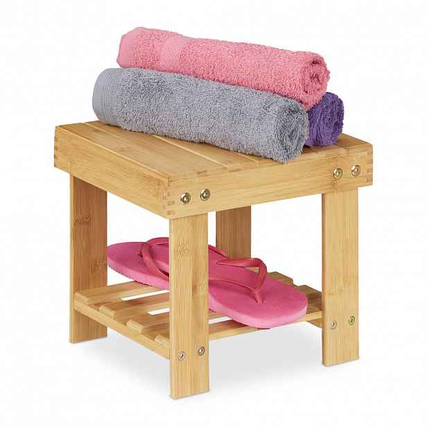 Relaxdays STUPÍNEK Přírodní bambus