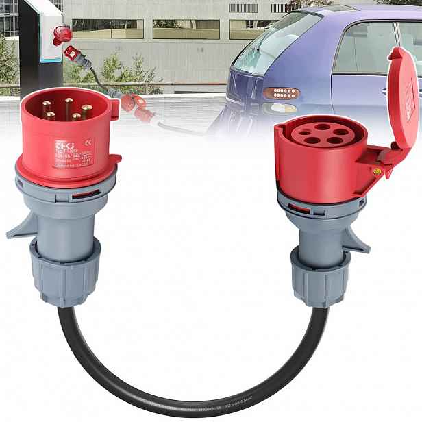 Silový adaptér Síla Redukce Adaptér Zástrčka 32A Na Zásuvku 16A 50CM