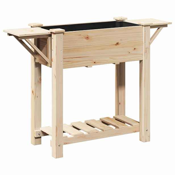 vidaXL Zahradní pěstebník Béžová 111 x 37 x 76,5 cm