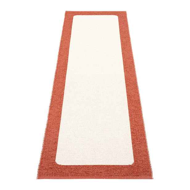Vnitřní a venkovní běhoun v cihlovo-krémové barvě 70x240 cm Ilda Brick – Pappelina