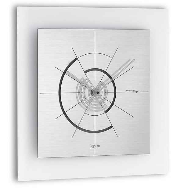 Designové nástěnné hodiny I558M chrome IncantesimoDesign 40cm