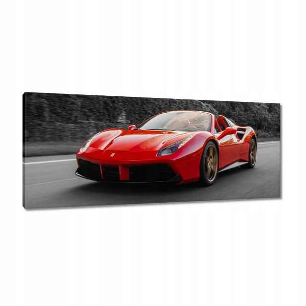 Obrazy 100x40 Červené Ferrari Fura