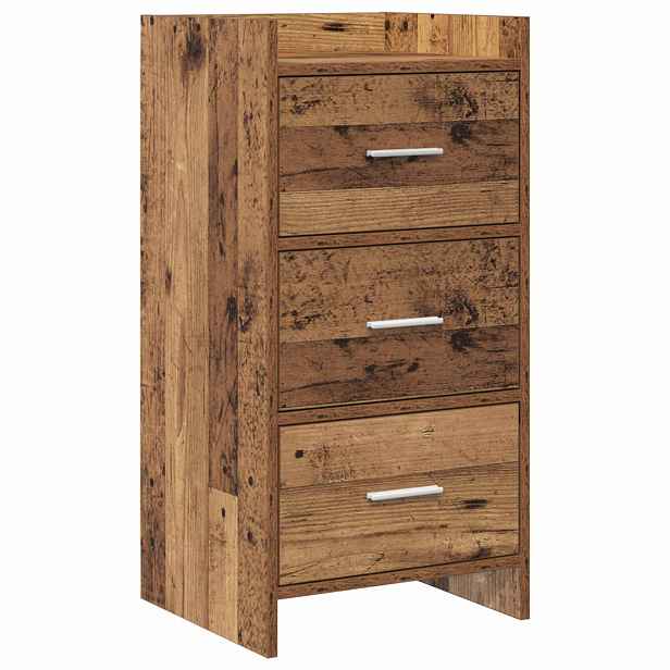 vidaXL Servírovací skříň Staré dřevo 40 x 36 x 80 cm Kompozitní dřevo