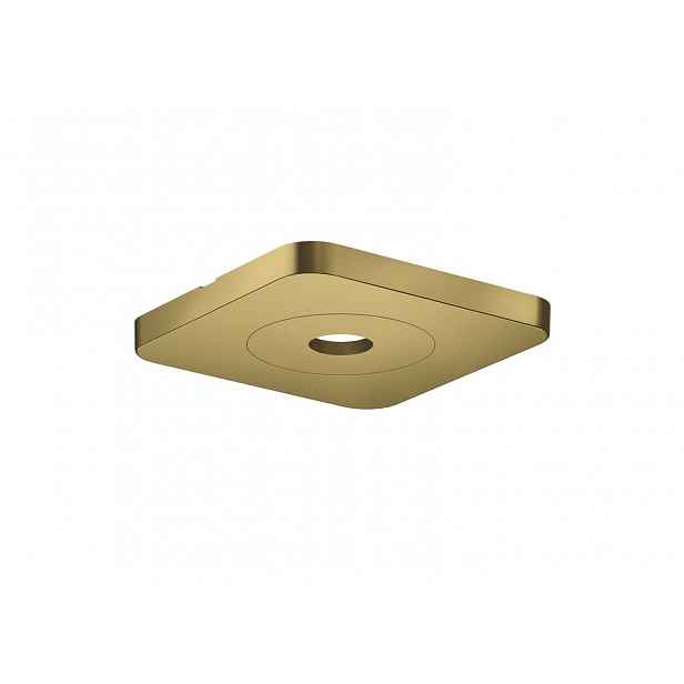 Axor Citterio C - Krycí rozeta 12x12 cm, leštěný vzhled zlata 28802990