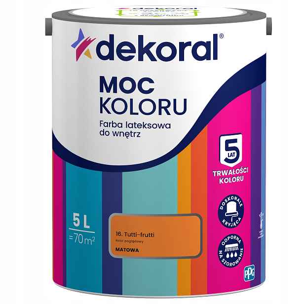 Dekoral Barva Barva Síla Barev Tutti Frutti 5L